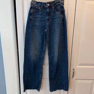 AMERICAN EAGLE Super high rise baggy wide leg 00